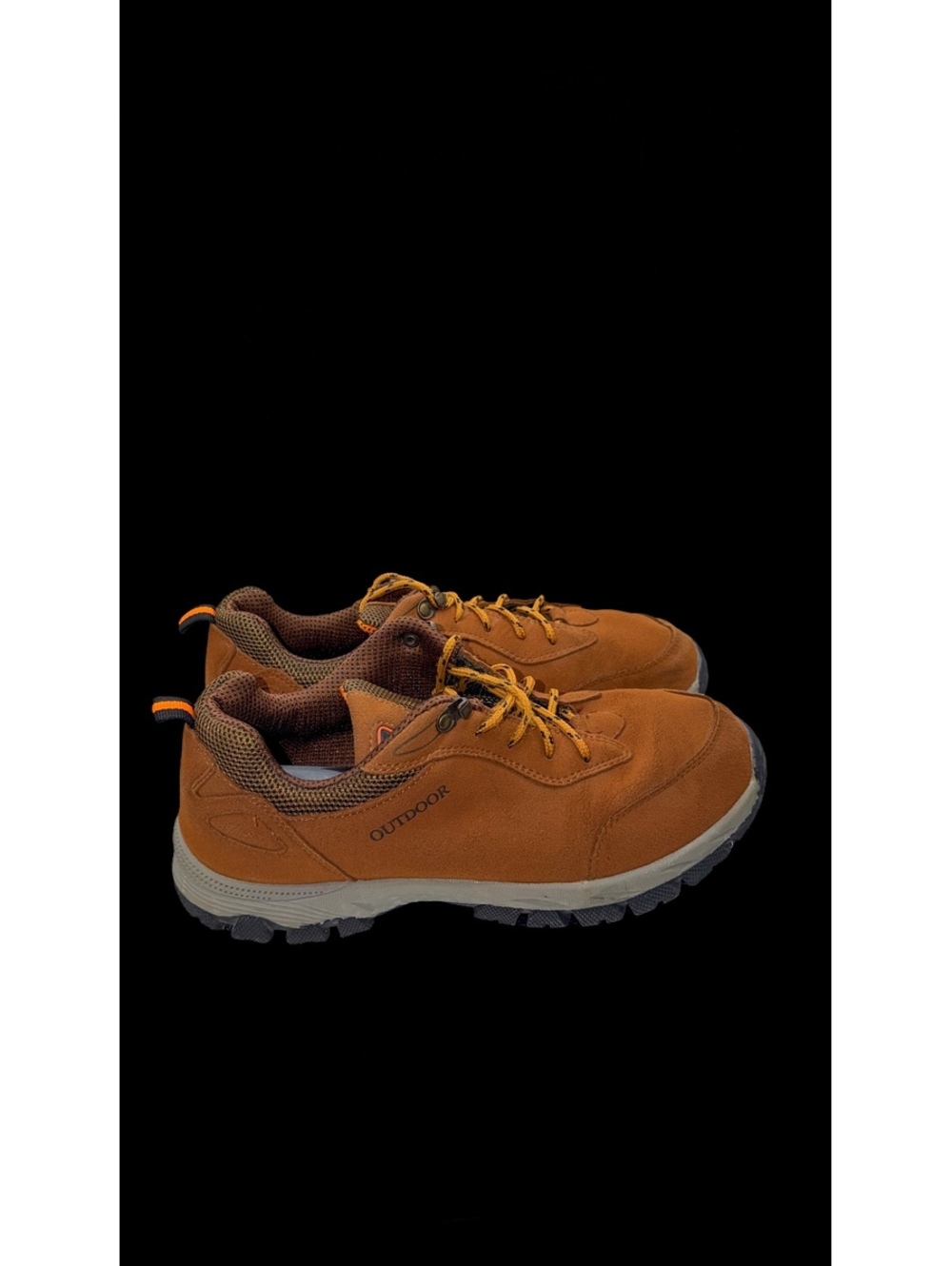 Men's Outdoor Hiking Shoes Brown Suede Leather Size 10